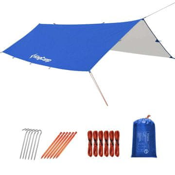 KingCamp Lagani šatorski tarp UPF50+ Rimini L, 400 x 300 cm, plavi