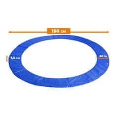 Aga Pokrivač za opruge na trampolinu 150 cm Plavi