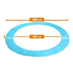 Aga Pokrivač za opruge na trampolinu SPORT EXCLUSIVE 180 cm Svijetloplavi