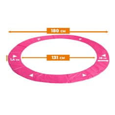 Aga Pokrivač za opruge na trampolinu SPORT EXCLUSIVE 180 cm Ružičasti