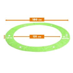 Aga Pokrivač za opruge na trampolinu SPORT EXCLUSIVE 180 cm Svijetlo zelena