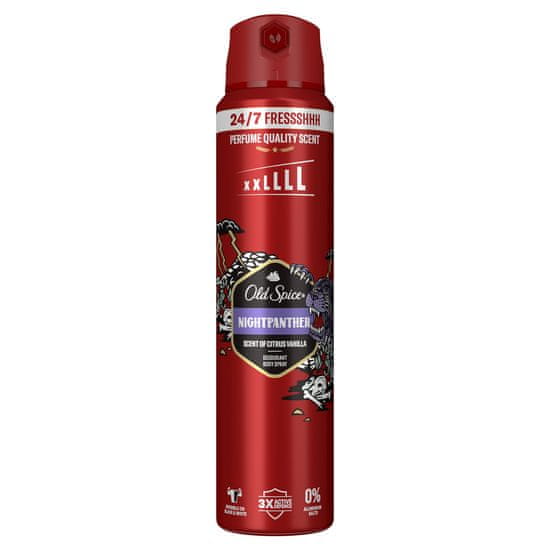 Old Spice Night Panther dezodorans u spreju, 250 ml