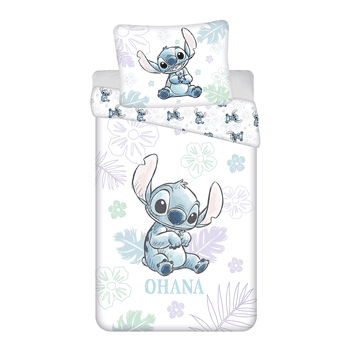 Jerry Fabrics LILO & STITCH OHANA DJEČJI SET POSTELJINE 140 X 200 cm Pamuk DISNEY