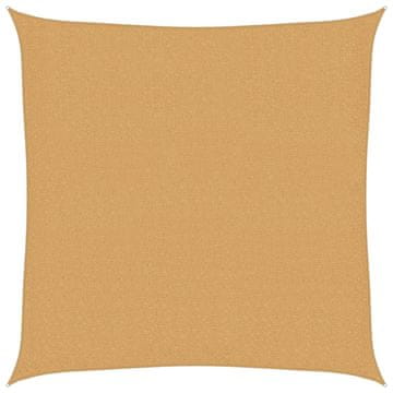 Vidaxl Jedro za zaštitu od sunca 160 g/m² kvadratno pijeska 2x2 m HDPE