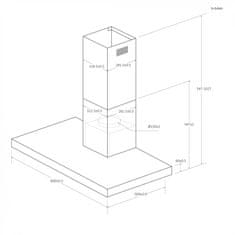 HAIER HATS6CBS4BWIFI ID Link kuhinjska napa, crna