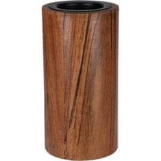 HOMESTYLING Držač za svijeće za čajne svjećice KO-A93000400 dia. 6 x 14 cm drveni