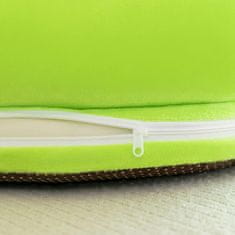 JOJOY® Dječja sjedalica 45×34 cm, protuklizna baza, mekani pliš i životinjski dizajn – ergonomska i sigurna | KIDOSIT, zelena