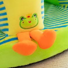 JOJOY® Dječja sjedalica 45×34 cm, protuklizna baza, mekani pliš i životinjski dizajn – ergonomska i sigurna | KIDOSIT, zelena