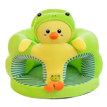 JOJOY® Dječja sjedalica 45×34 cm, protuklizna baza, mekani pliš i životinjski dizajn – ergonomska i sigurna | KIDOSIT