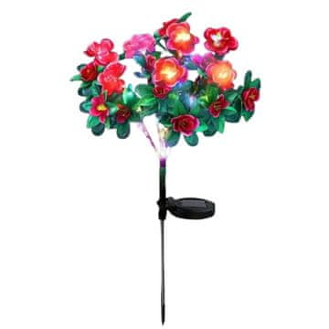 HOME & MARKER® Solarna vrtna svjetla u obliku cvijeća – IP65, 8–12 h rada, automatsko paljenje, 65 cm | ROSILUME