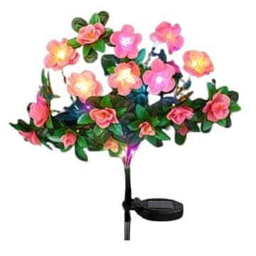 HOME & MARKER® Solarna vrtna svjetla u obliku cvijeća – IP65, 8–12 h rada, automatsko paljenje, 65 cm | ROSILUME