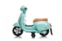 PRINCE TOYS Vespa mini motor, 6 V, mentol zelena (H1)