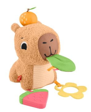 Fisher-Price Mekana grickalica za kapibaru, senzorna igračka HYR54