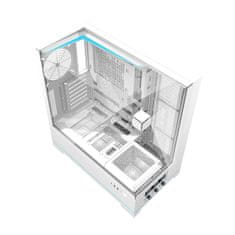 darkFlash Kućište za računalo Darkflash DY450 bez ventilatora (bijelo)