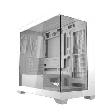 darkFlash Kućište za računalo Darkflash C218M + 6 ARGB ventilatora (bijelo)