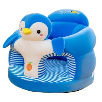 JOJOY® Dječja sjedalica 45×34 cm, protuklizna baza, mekani pliš i životinjski dizajn – ergonomska i sigurna | KIDOSIT