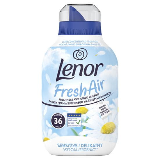 Lenor Omekšivač za osjetljivo rublje, 504 ml, 36 pranja
