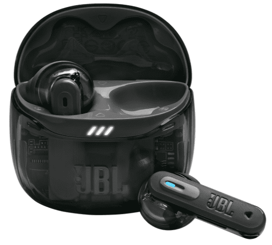 JBL Tune Flex 2 Ghost slušalice, bežične, crne (JBLTFLEX2GBLK)