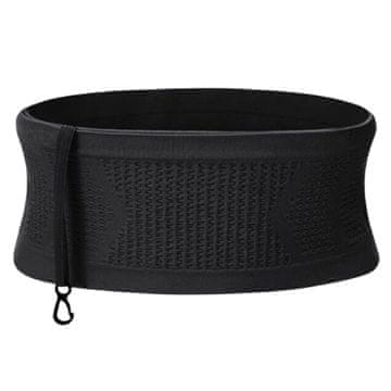 SOLFIT® Pletena sportska torba za struk – rastezljiva, prozračna, više džepova za telefon i ključeve | AIRBELTO