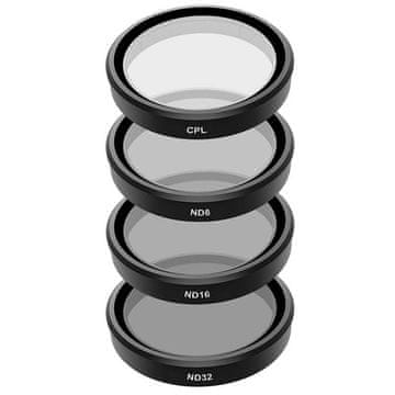 TELESIN Set od 4 TELESIN CPL/ND8/ND16/ND32 filtera za DJI Osmo Action 3 / 4 / 5