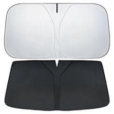 JOIRIDE® Četveroslojno preklopno auto sjenilo 145×80 cm, UV zaštita i reflektirajuća zaštita od topline | SUNDEO