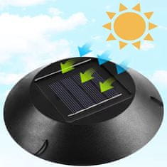 HOME & MARKER® LED solarna viseća svjetiljka, vodootporna za terasu, vrt i balkon | AURAWIND