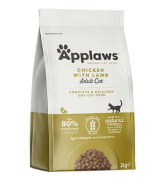 Applaws hrana za mačke, piletina i janjetina, 2 kg