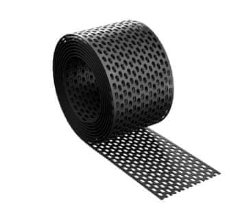 Ven Kratka okapowa PVC 50mm x 5m RAL 9005