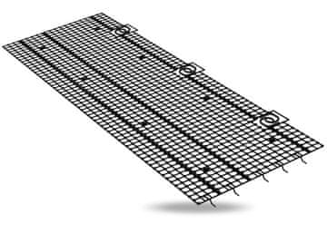 Ven Kratka rynnowa 175mm x 600mm RAL 9005, opak. 5 szt