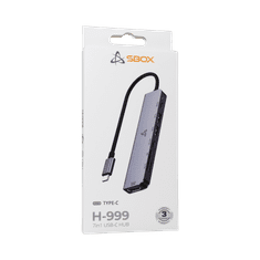 S-box Hub adapter H-999 7u1 USB-C