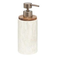 5Five® Dozator sapuna Côme, mramorni efekt, bež, 7,1x7,1x19,3 cm