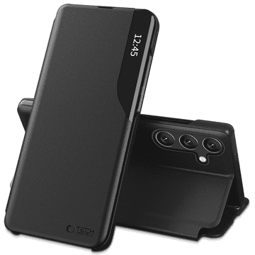 Tech-protect Smart View preklopna maska za Samsung Galaxy A56 5G, crno