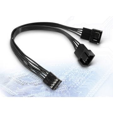 Inter-tech 15 cm 4-pin PWM Y-kabel
