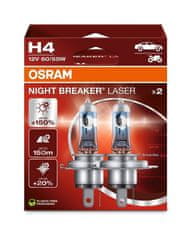 Osram Night Breaker laser H4 Duo Box +150%