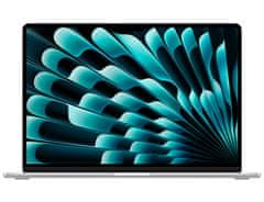 Apple Laptop MacBook Air 15, srebrni, 38,9 cm (15,3), M4 10C CPU/10C GPU, 16 GB, 512 GB, macOS (mw1h3cr/a)