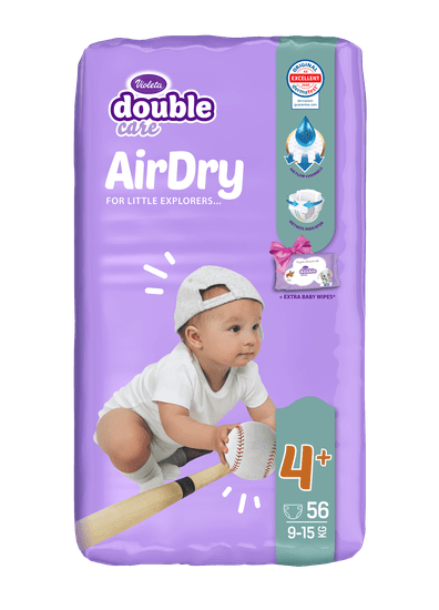 Violeta Air Dry Maxi Plus pelene, vel. 4+, 56/1 + marmice, vlažne