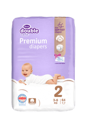 Violeta Cotton Mini pelene, veličina 2, 64/1 + Water Care vlažne maramice
