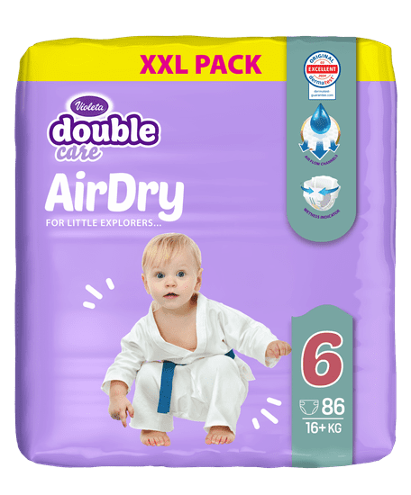 Violeta pelene Air Dry, XXL, 6 Junior+, 86/1