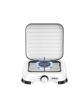 Rosberg Kuhar za plin jedan rosberg r51454d1 bijeli, poklopac