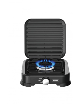 Rosberg Kuhar za plin jedan rosberg r51454d1 crni, poklopac