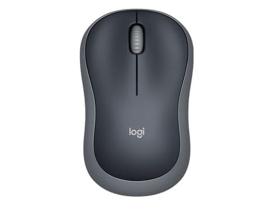 Logitech M185 miš, bežični, nano, optički, sivi (910-002235)