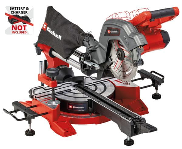  Einhell akumulatorska čelilna in zajeralna žaga TE-SM 36/8 L Li Solo