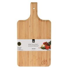 EXCELLENT Daska za posluživanje KO-101002400 with bamboo handle 38 x 20 x 1.5 cm