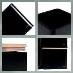 Kela Kutija za pohranu KL-17887 Kiril metal black 11.5x11.5x9.5cm 800.0ml