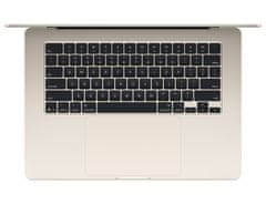 Apple MacBook Air 15 laptop, Starlight, 38,9cm (15,3), M4 10C CPU/10C GPU, 16GB, 512GB, macOS (mw1k3cr/a)