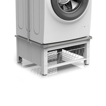 Meliconi Univerzalni stalak 656143, BASE SPACE BASKET, universal, under the washer/dryer, storage basket, drawer volume 28 l, load capacity 250 kg