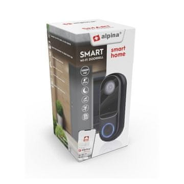 Alpina Pametno video zvono na vratima ED-226468 Pametno video zvono za vrata FHD 1080p