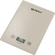 Alpina Kuhinjska vaga ED-256978 digitalna 5kg bež