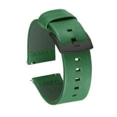BStrap Fine Leather remen za Garmin Venu 2S, green