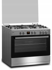 MPM Štednjak samostojeći -93-KGM-33, 90cm, 5x plin (WOK), 95L., 3.6KW, inox,